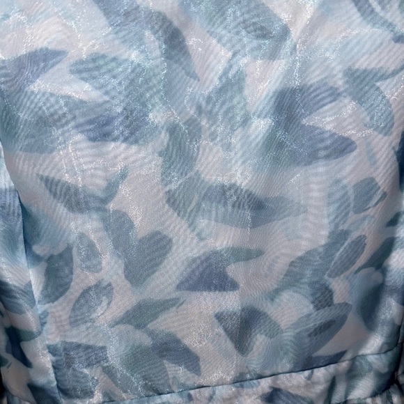 LC Lauren Conrad Blue and White Cinderella Halter Dress - Picture 4 of 4